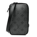 Monogram Eclipse Reverse Double Phone Pouch
