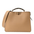 Cuoio Romano Vitello Elaphe Cover Sellerissima Monochrome Mini Peekaboo I SEE U Satchel Cammello