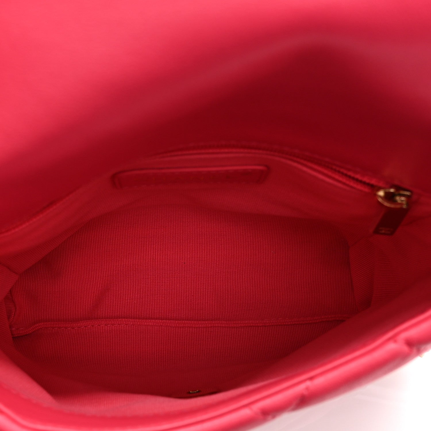 Lambskin Quilted Resin Chain Around Backpack Pink