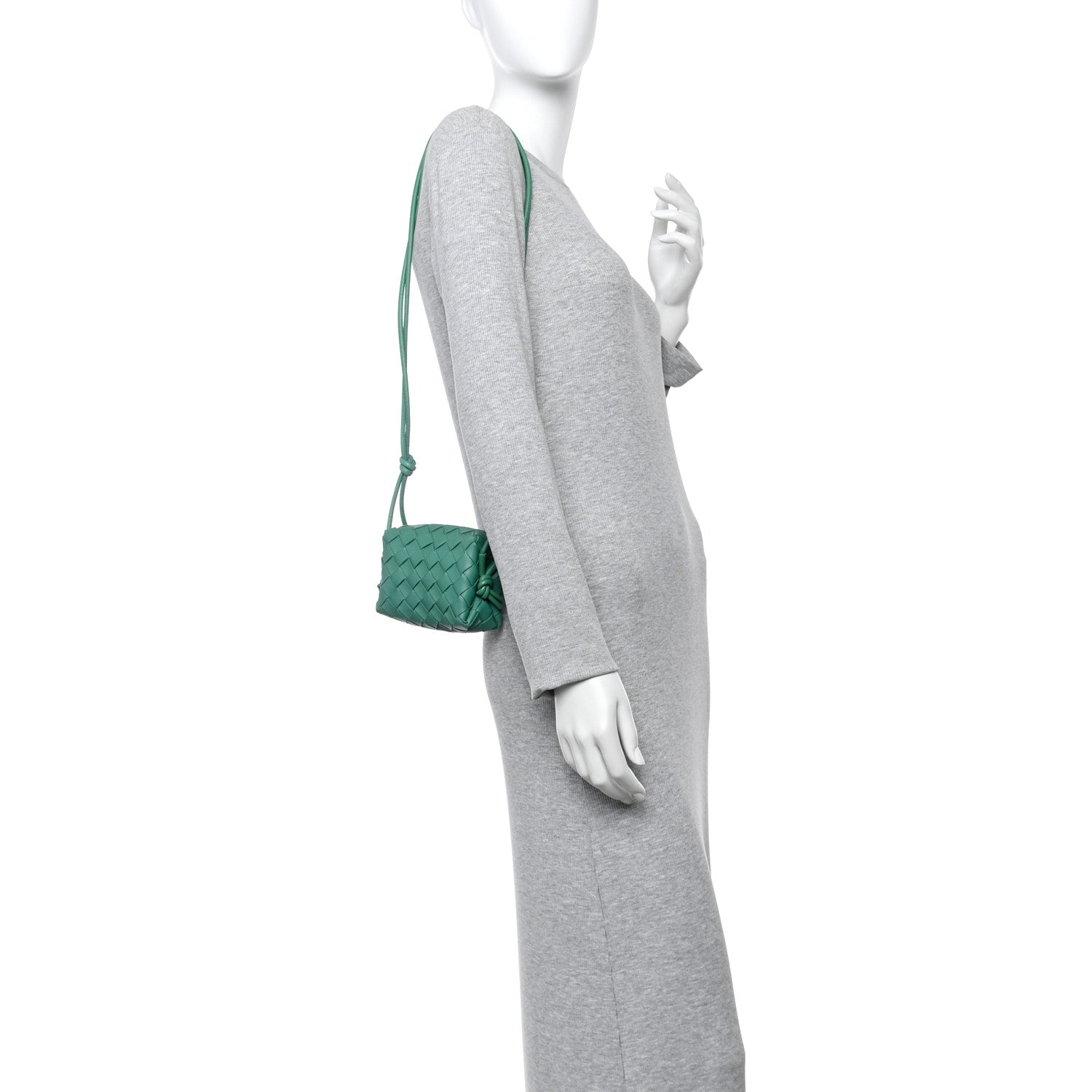 Nappa Intrecciato Candy Loop Camera Bag Mermaid