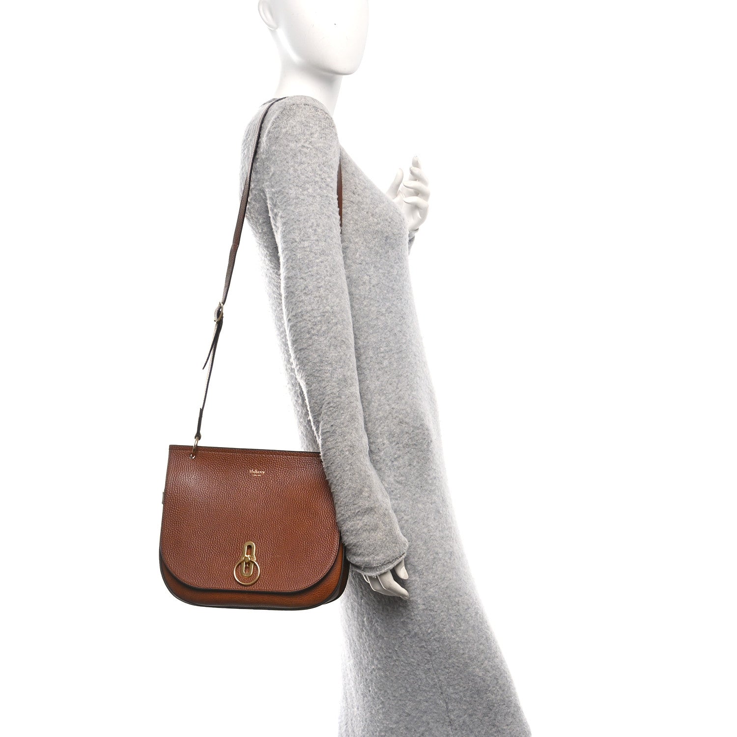 Small Classic Grain Amberley Satchel Oak