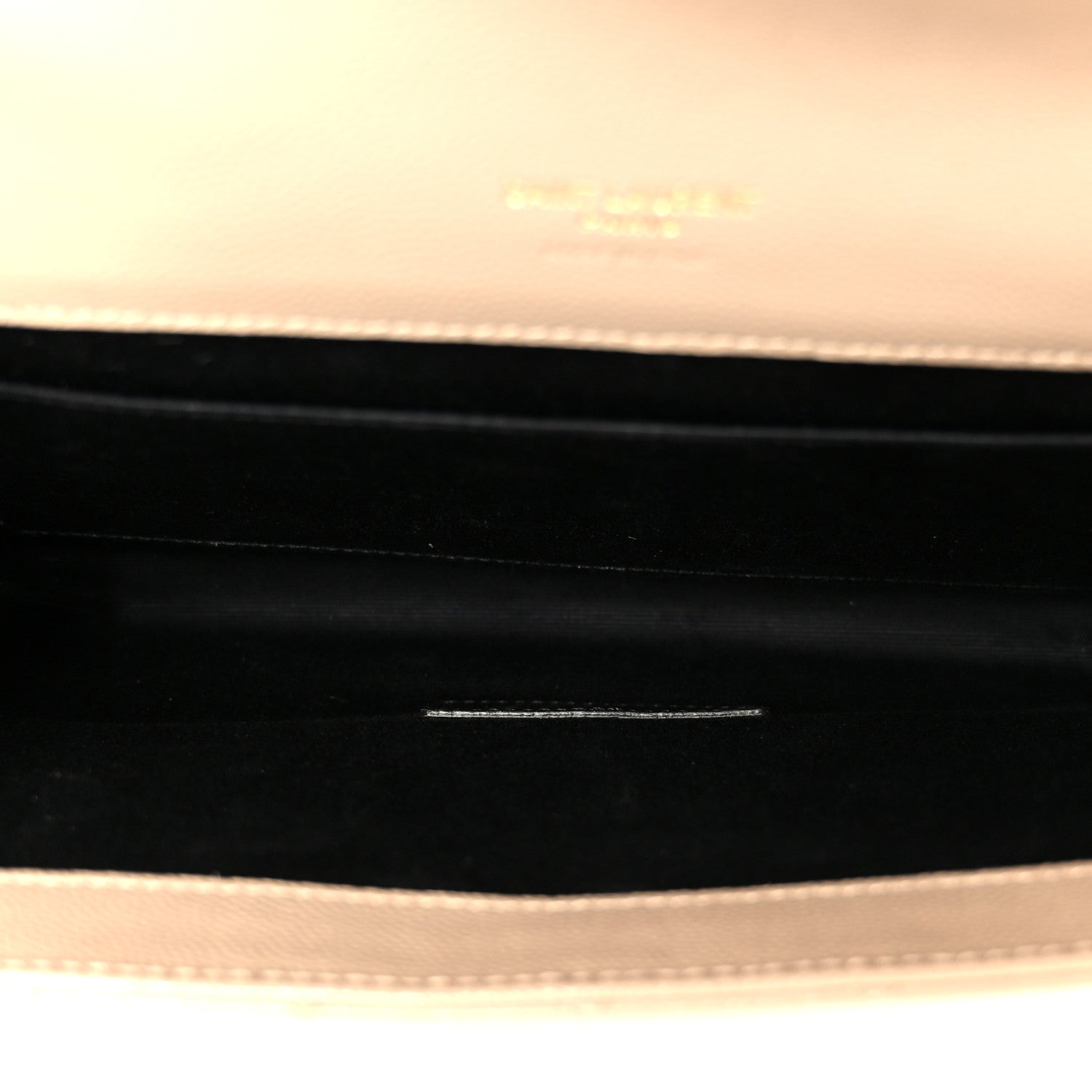 Grain De Poudre Textured Mixed Matelasse Triquilt Monogram Clutch Dark Beige