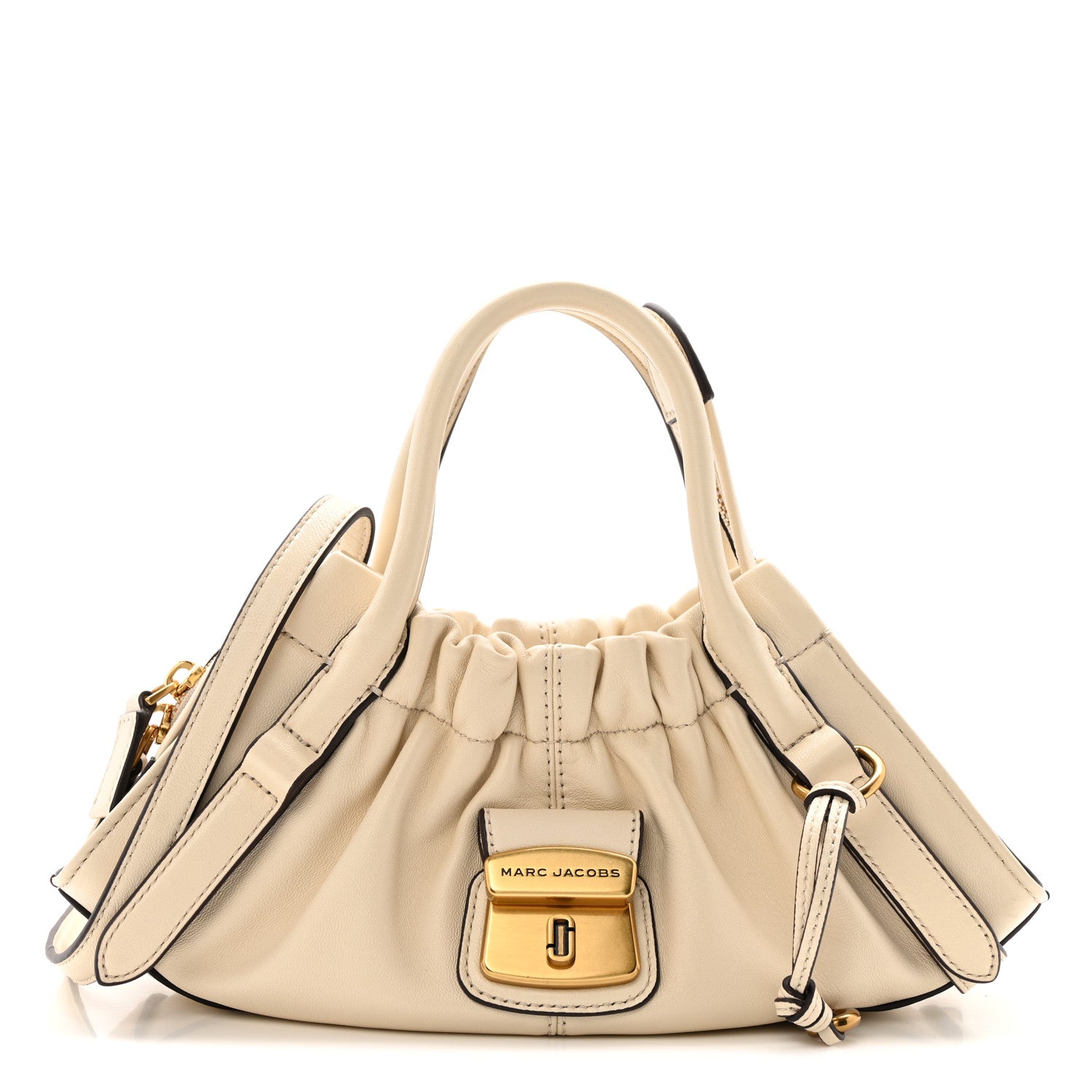 Calfskin Small The Cristina Satchel Ivory
