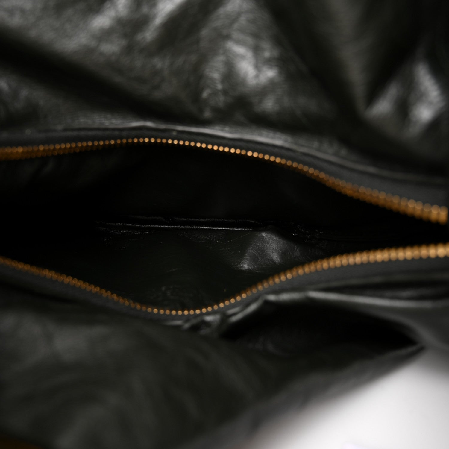 Calfskin Foulard Shoulder Bag Dark Green