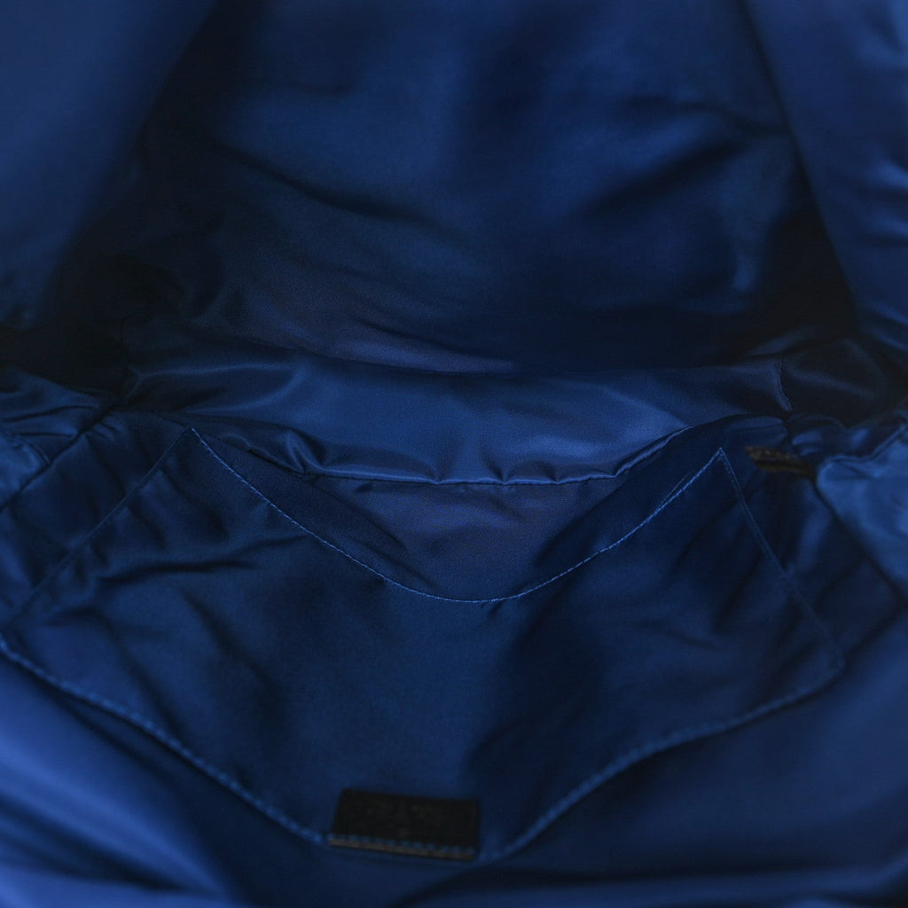 Econyl Nylon Monogram Off The Grid Backpack Guilted Blue Black