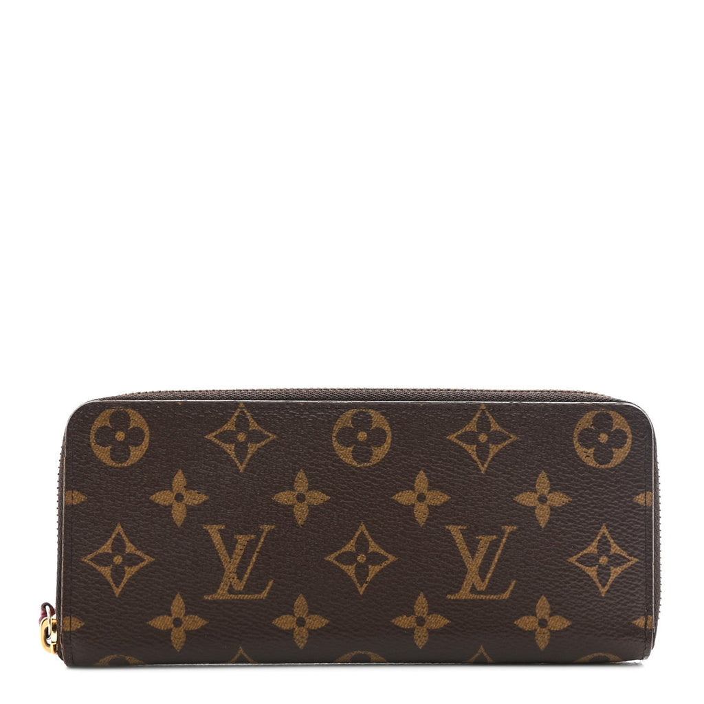 Monogram Clemence Wallet Fuchsia