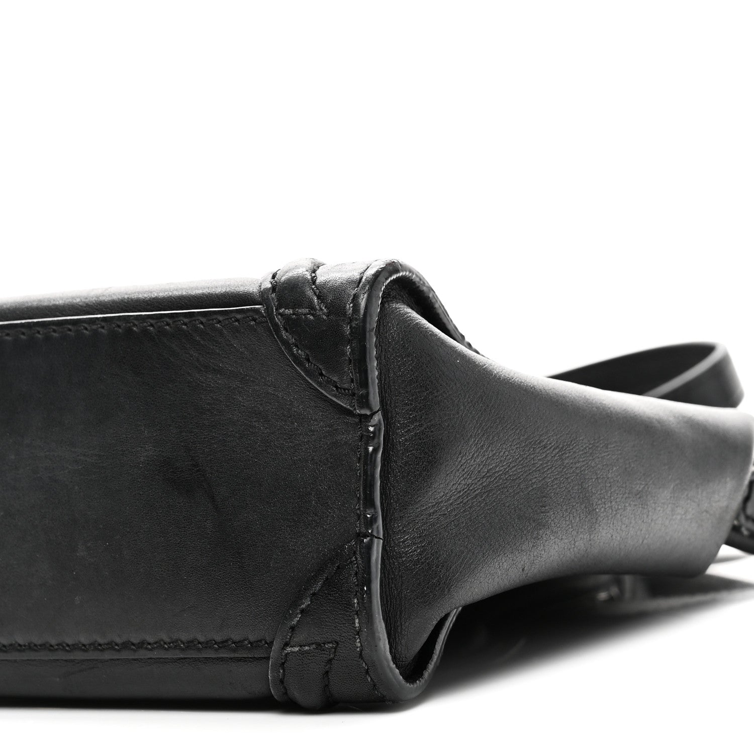 Smooth Calfskin Nano Luggage Black