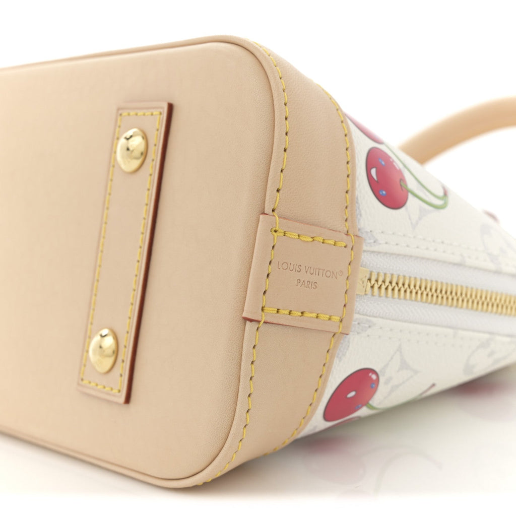 LV X TM Monogram Cerises Alma BB White