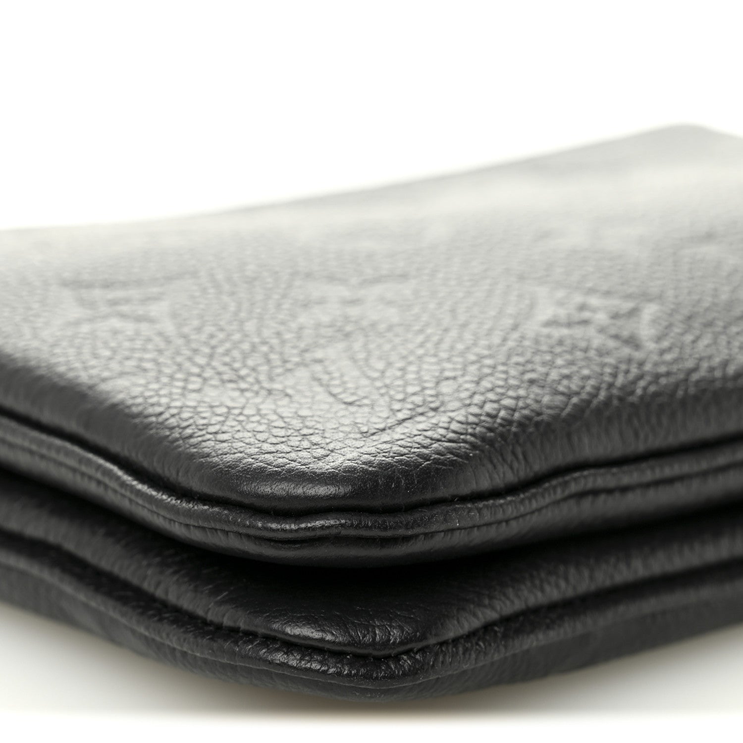 Empreinte Double Zip Pochette Black