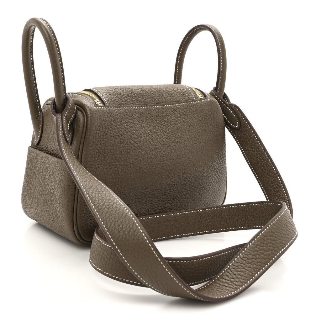 Taurillon Clemence Mini Lindy 20 Etoupe