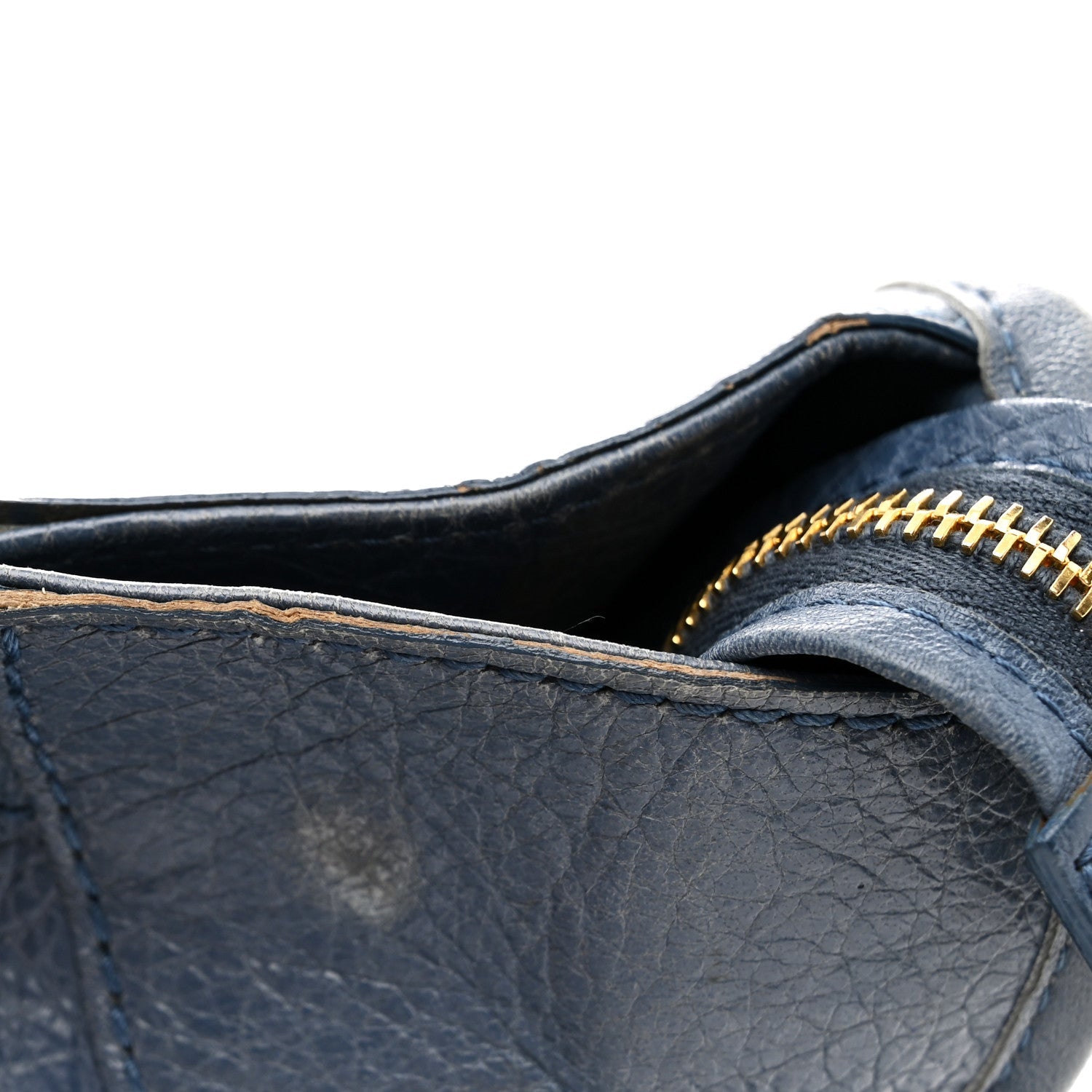 Agneau Giant 12 Gold Hardware Part Time Bleu Persan