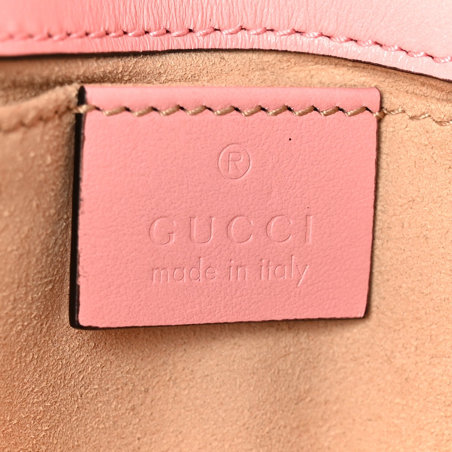 Calfskin Matelasse Mini GG Marmont Shoulder Bag Wild Rose