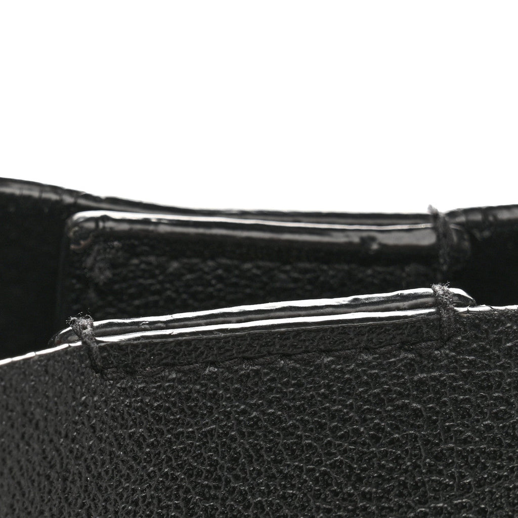 Calfskin Toy Shopping Tote Black