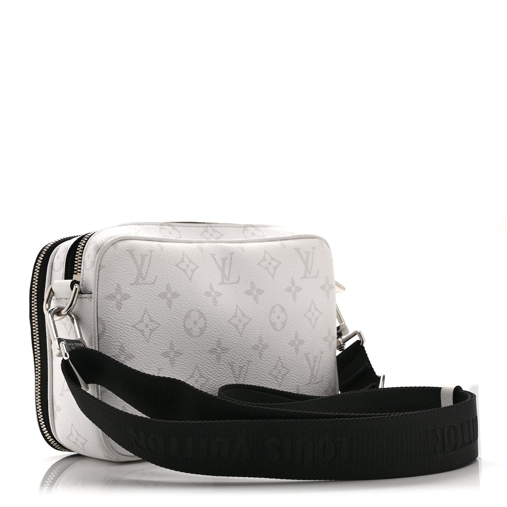 Taiga Monogram Alpha Messenger Optic White