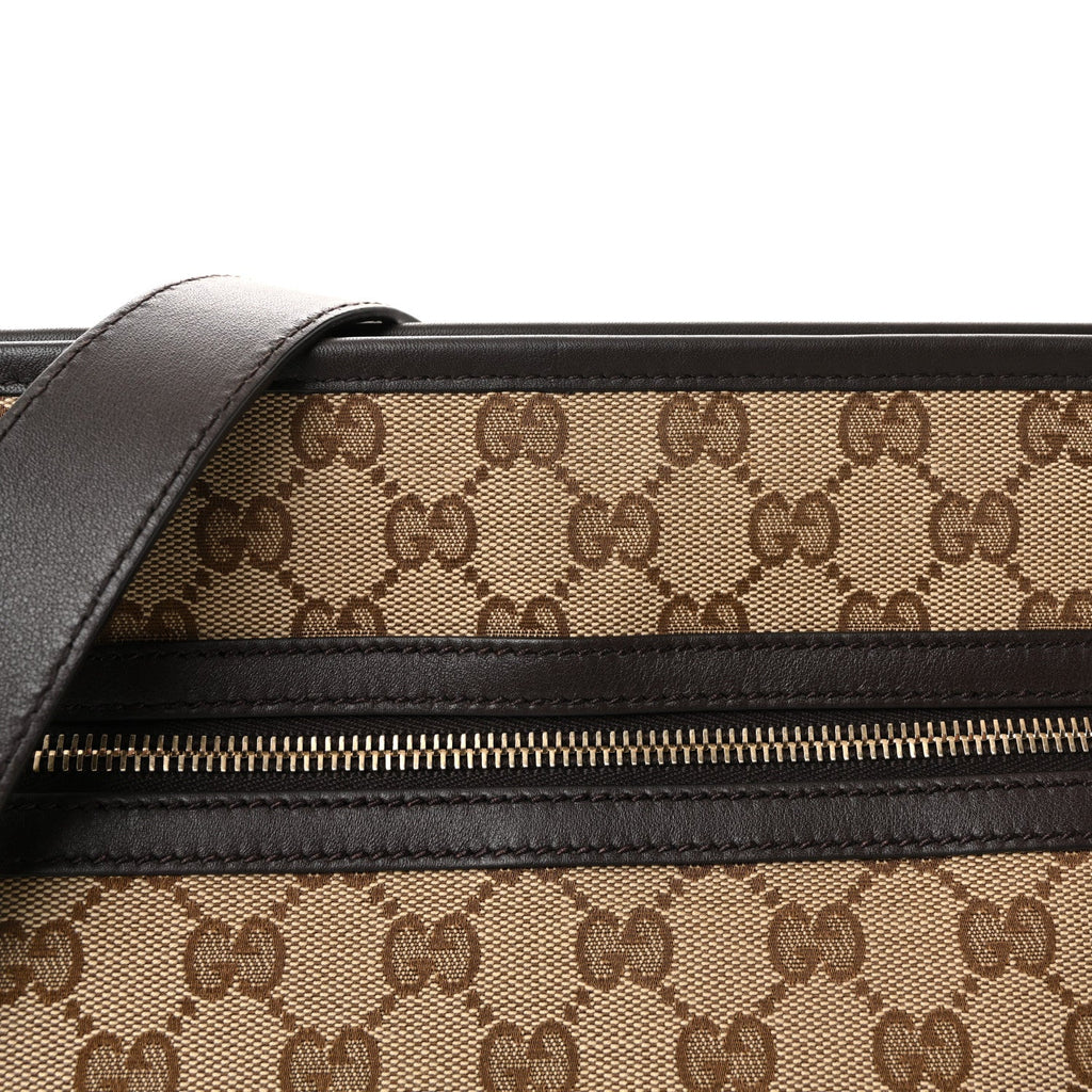 Monogram Messenger Bag Dark Brown