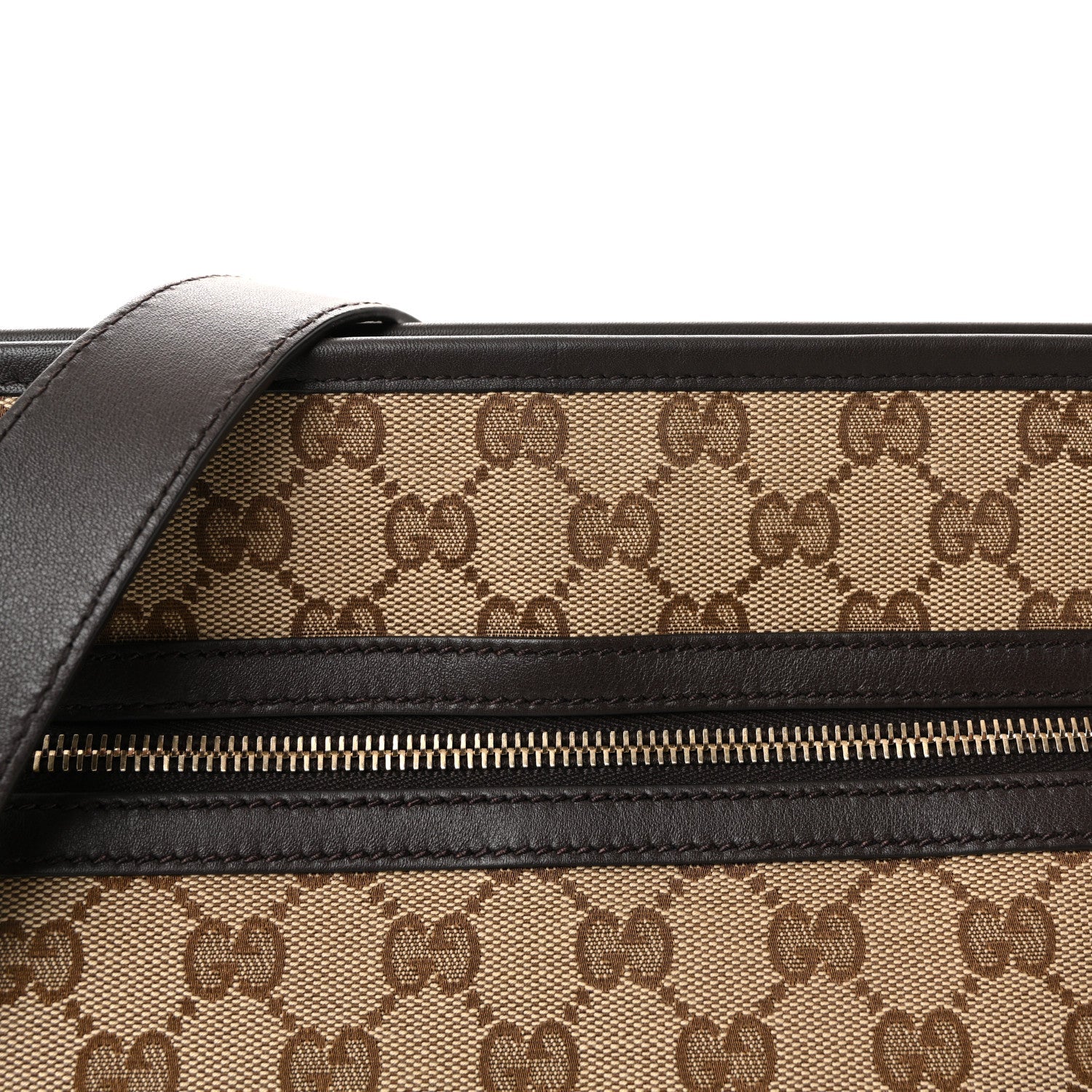 Monogram Messenger Bag Dark Brown