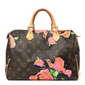 Monogram Roses Speedy 30