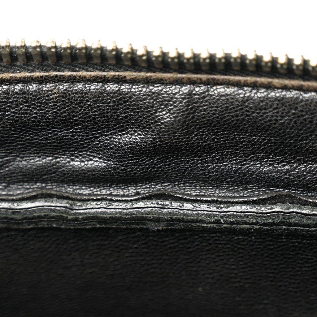 Saffiano Travel Briefcase Black