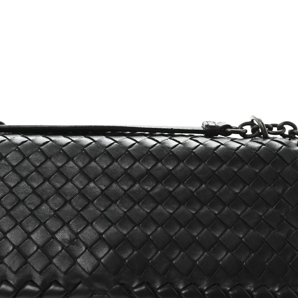 Nappa Intrecciato Large Olimpia Bag Black
