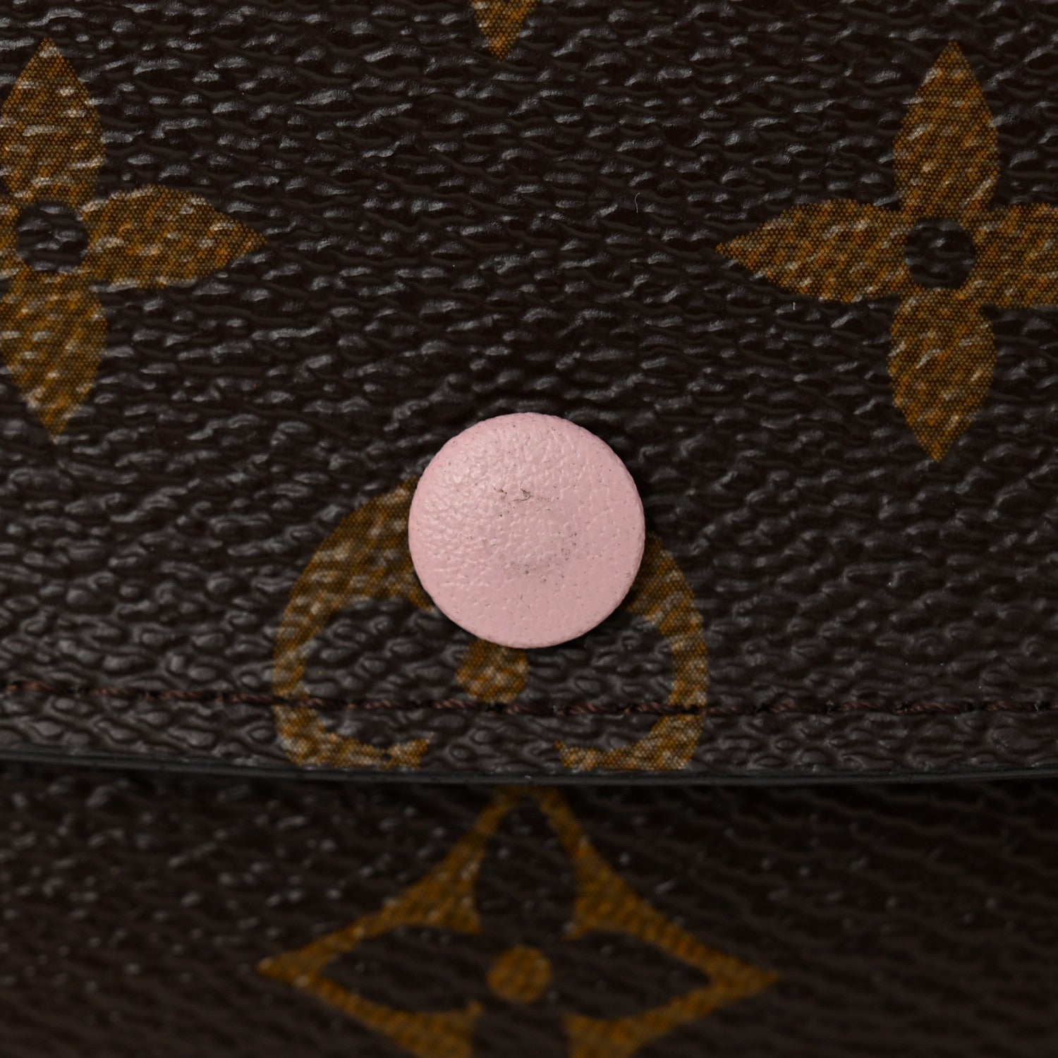Monogram Emilie Wallet Rose Ballerine