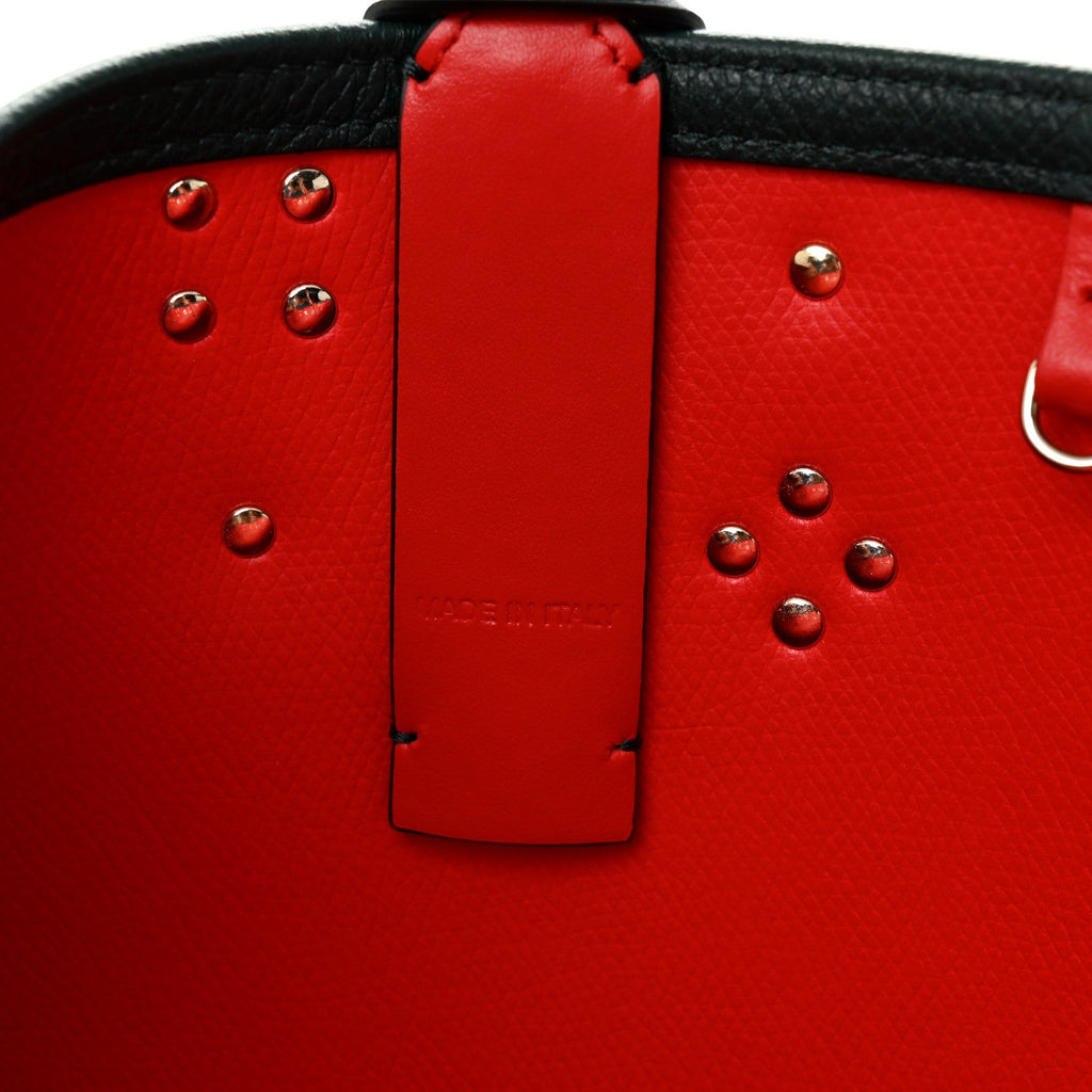 Calfskin Spikes Small East West Cabata Tote Vosges