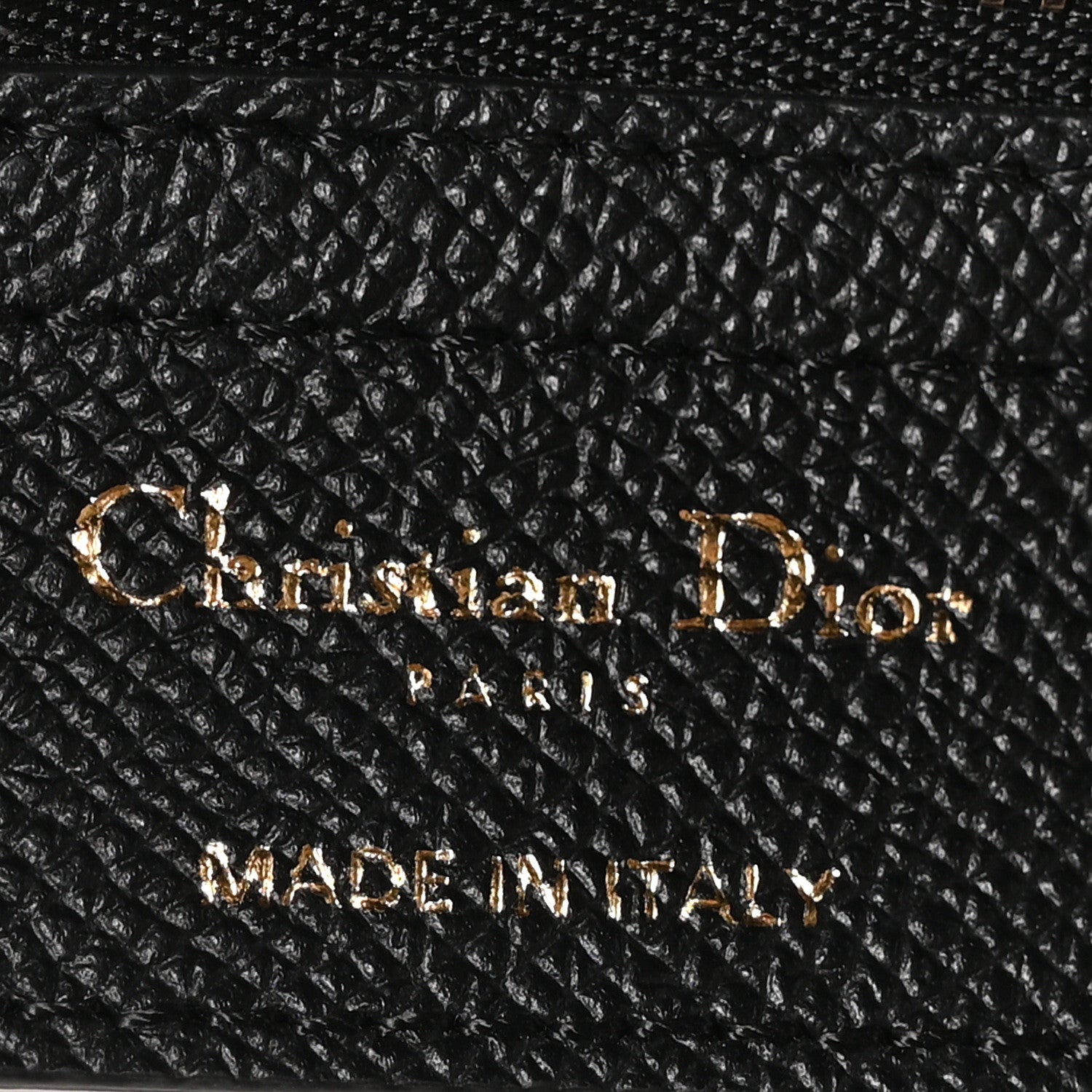Grained Calfskin Saddle Bag Black