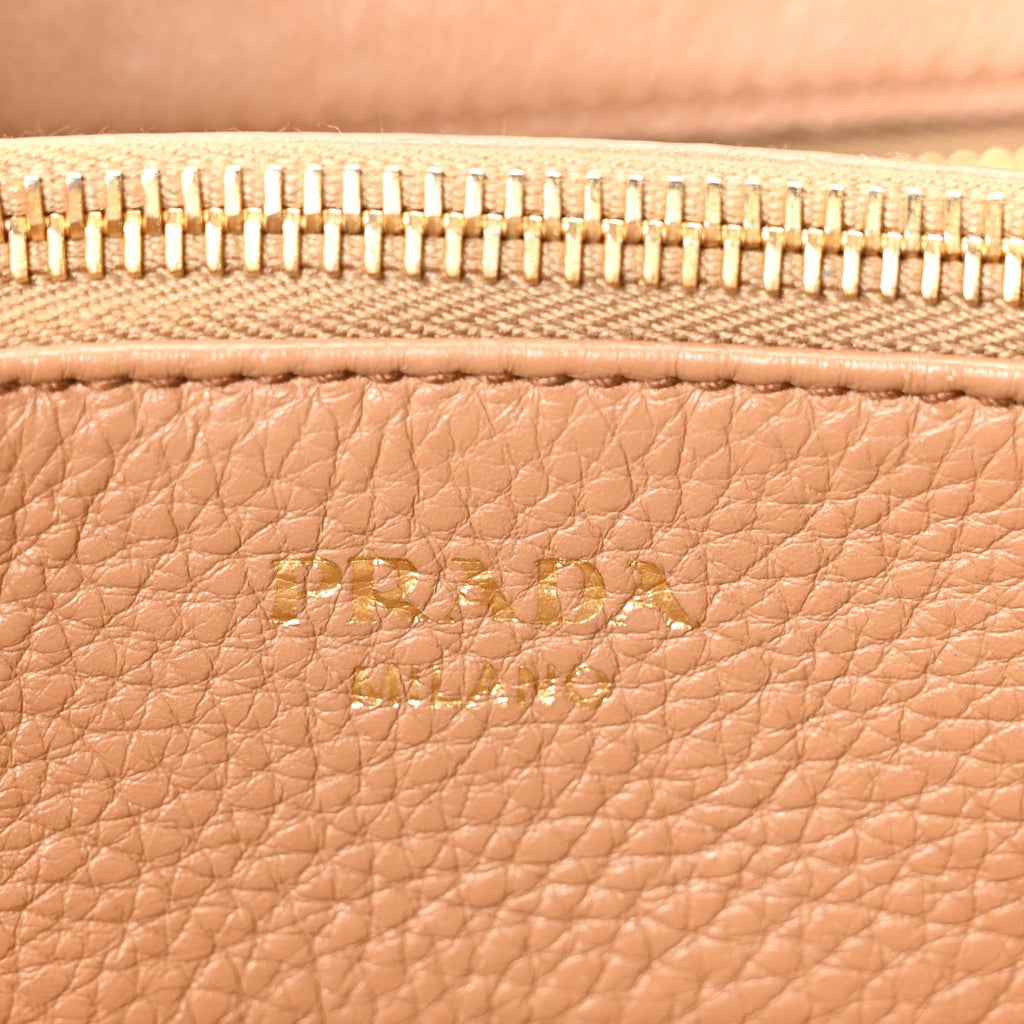 Vitello Daino Tote Caramel
