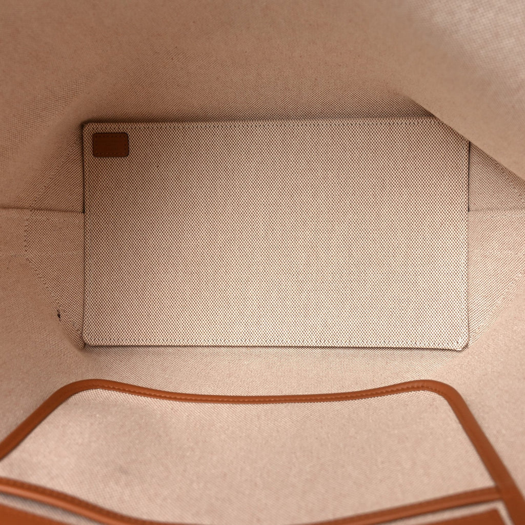 H Plume Canvas Swift Printed Fantaisie d'Etriers Steeple 28 Bag Fauve Ecru Beige Gold