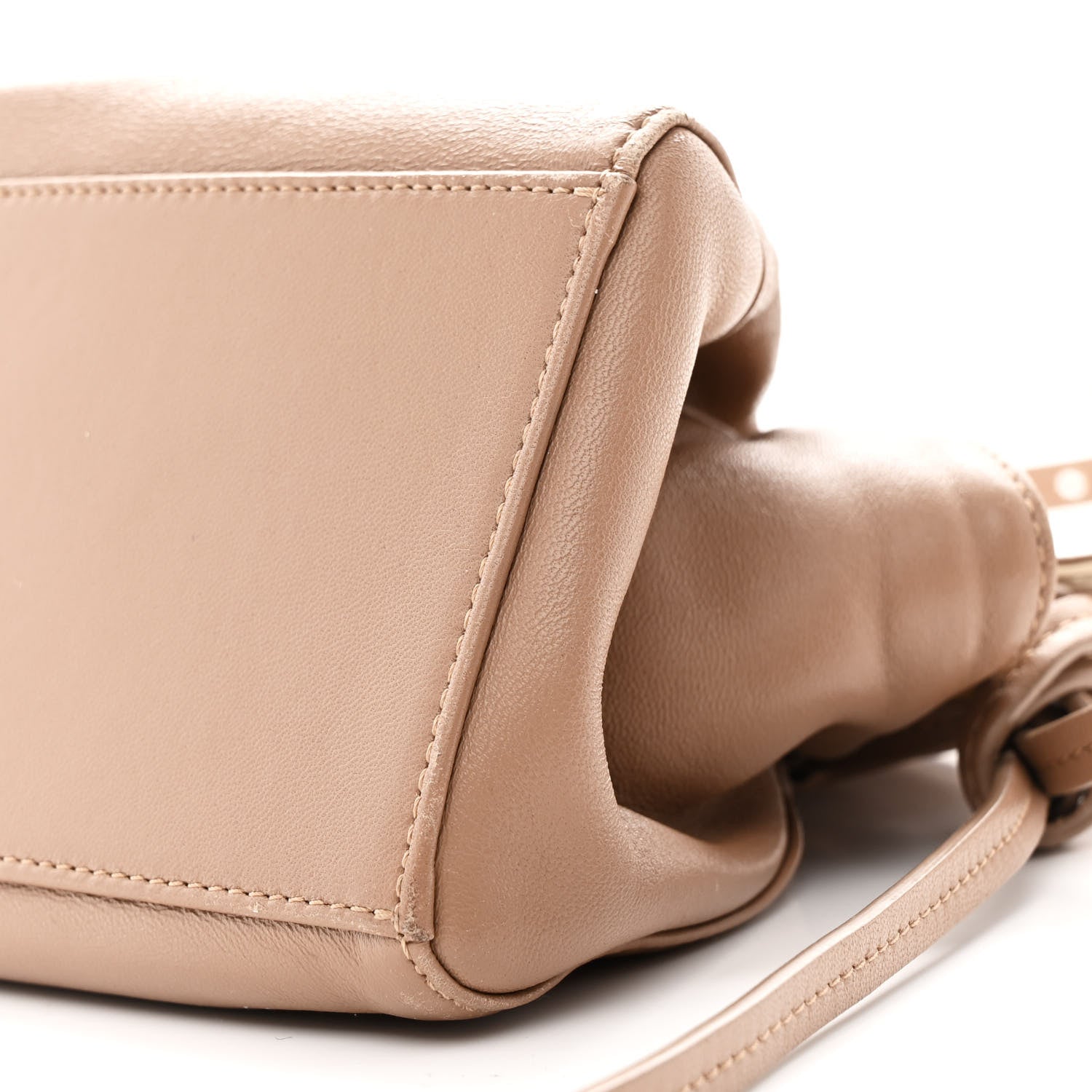 Lambskin Mini Protea Bag Biscotto