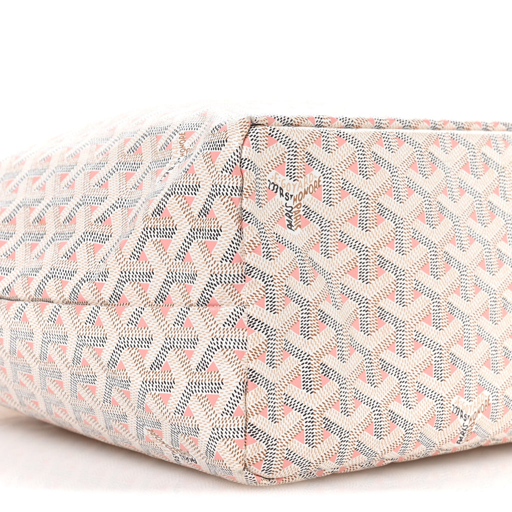Goyardine Saint Louis Claire Voie PM White Pink