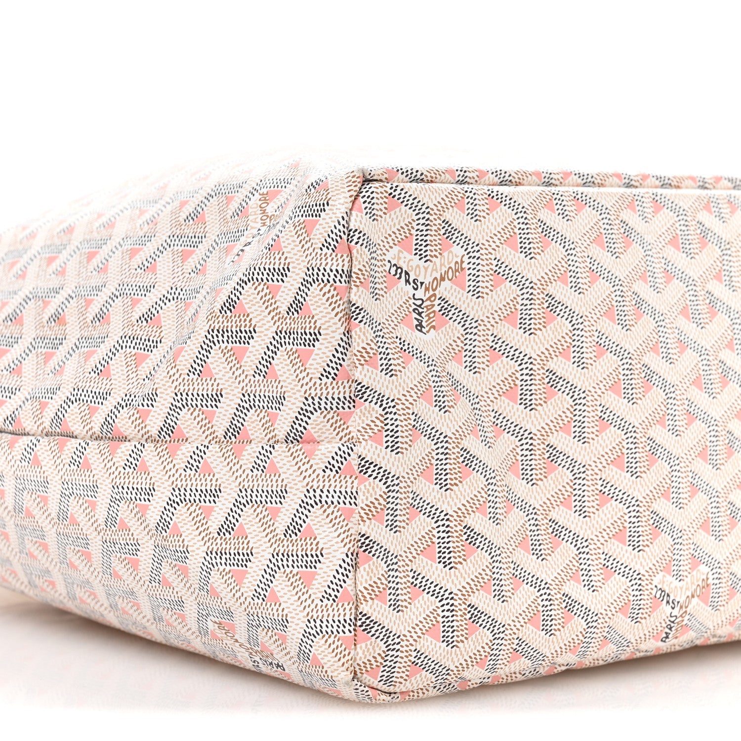 Goyardine Saint Louis Claire Voie PM White Pink