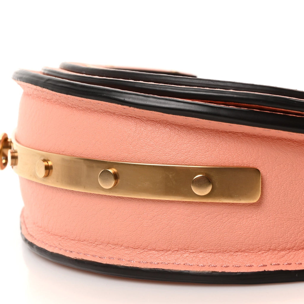 Calfskin Small Nile Bracelet Minaudiere Bag Ideal Blush