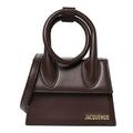 Smooth Calfskin Le Chiquito Noeud Dark Brown