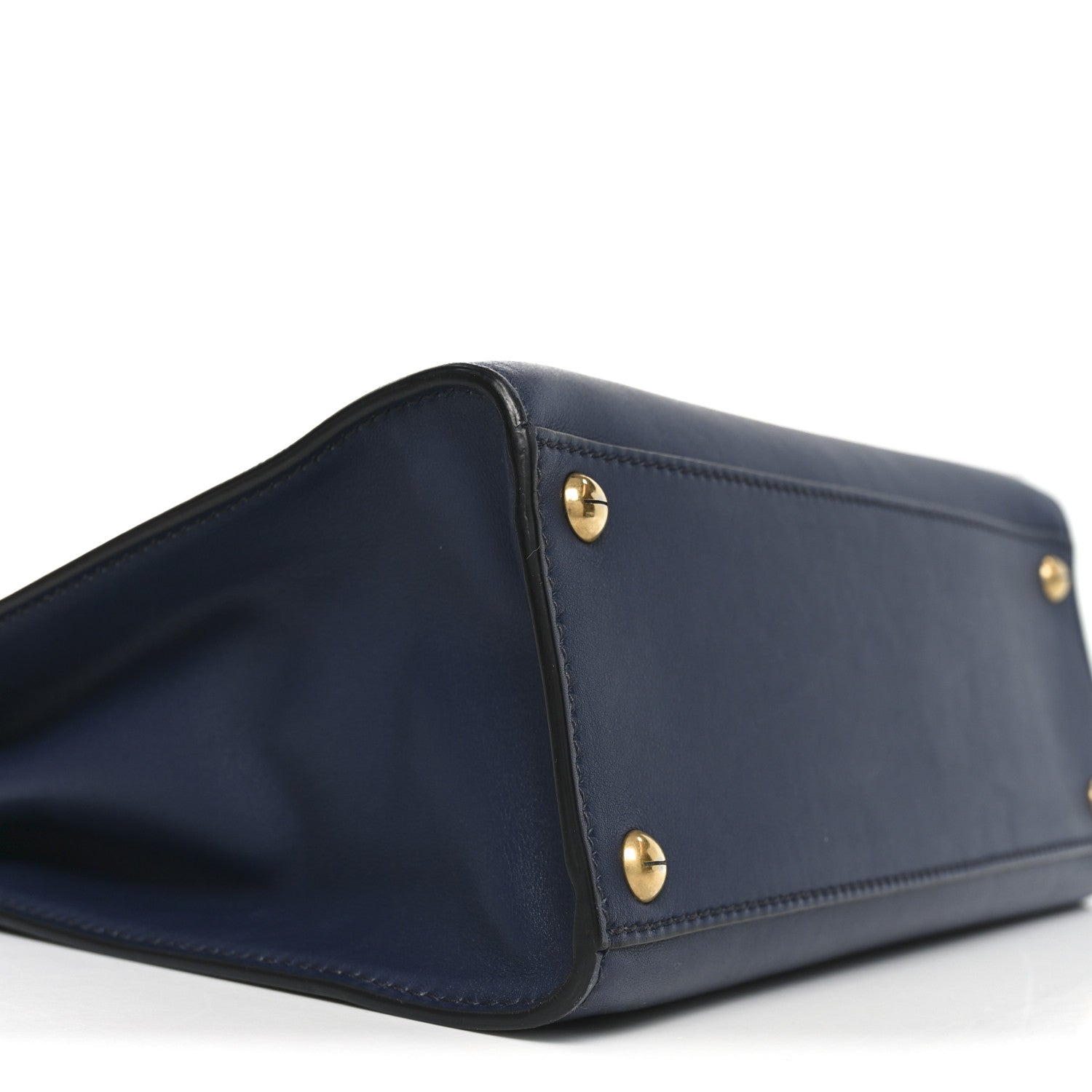 Calfskin Dioraddict Top Handle Navy Blue