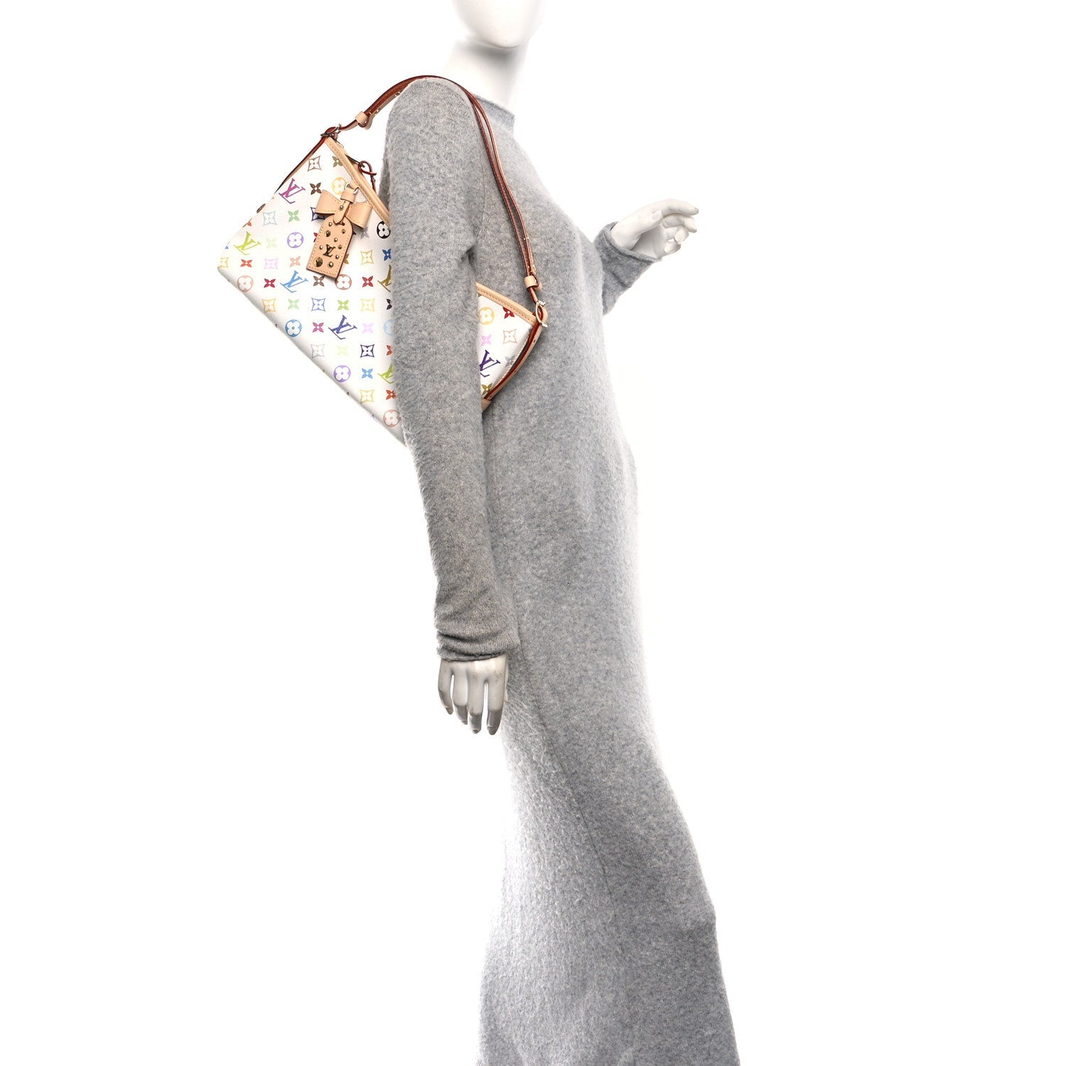 LV X TM Monogram Multicolor CarryAll East West White