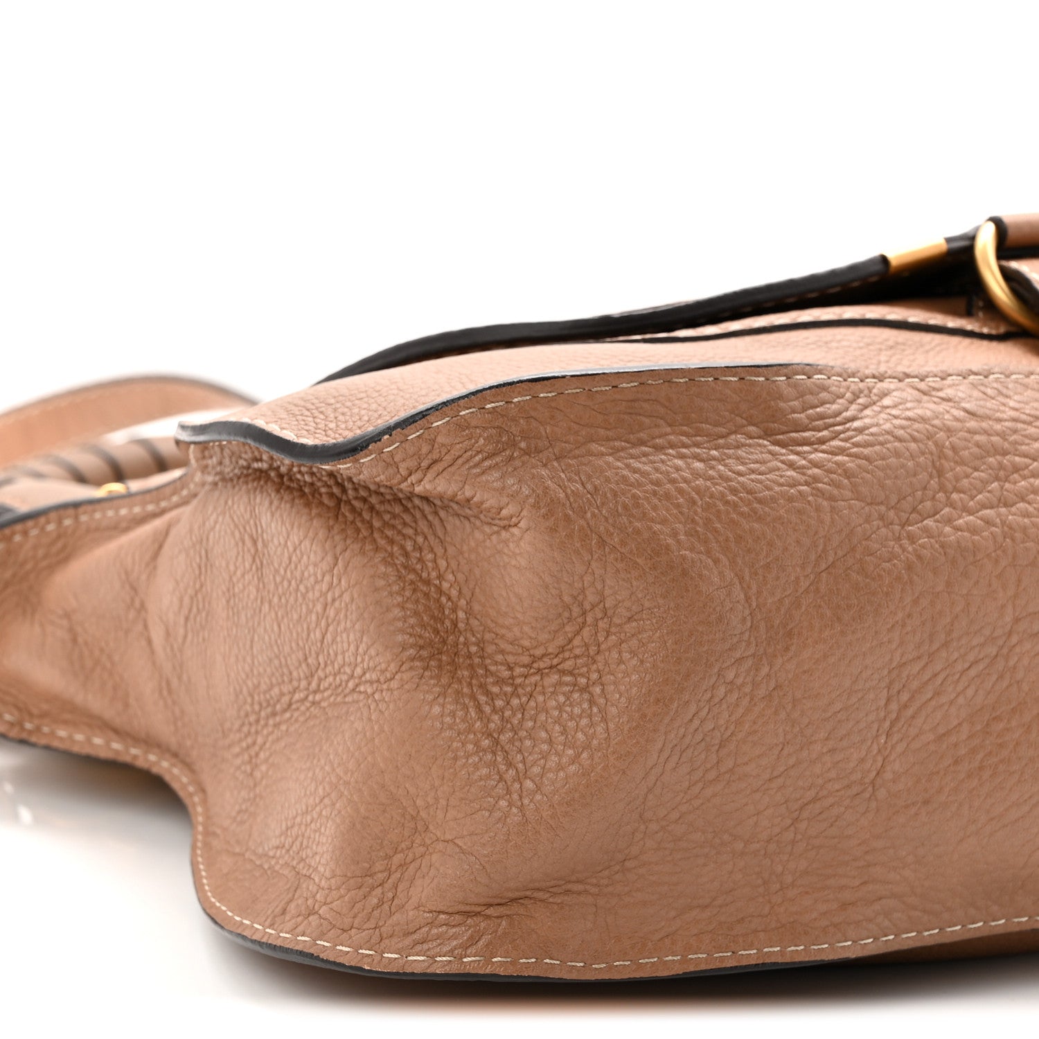 Calfskin Small Marcie Satchel Nut