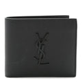 Grain De Poudre Monogram Monochrome Bifold Wallet Black