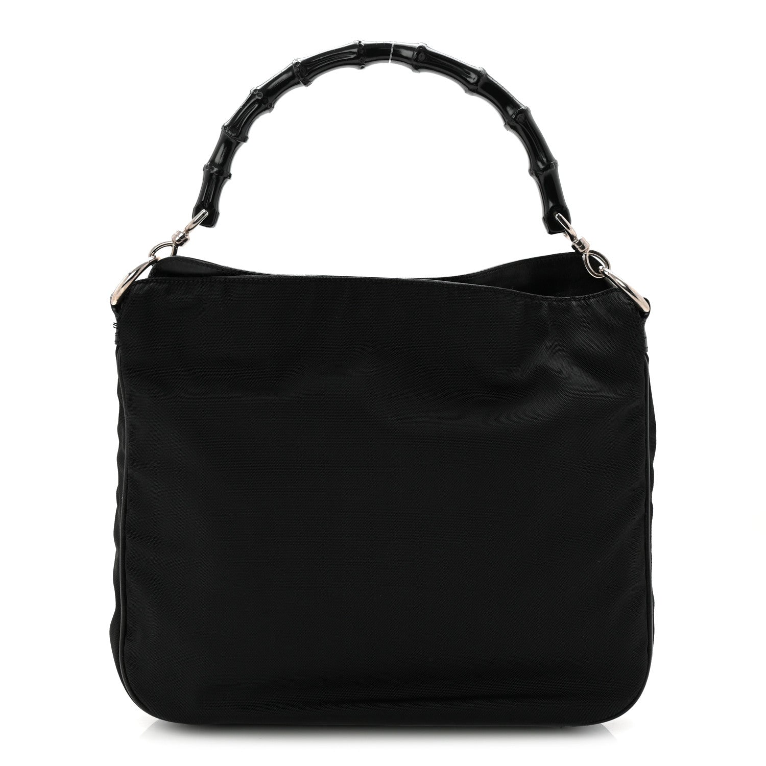 Nylon Bamboo Hobo Black