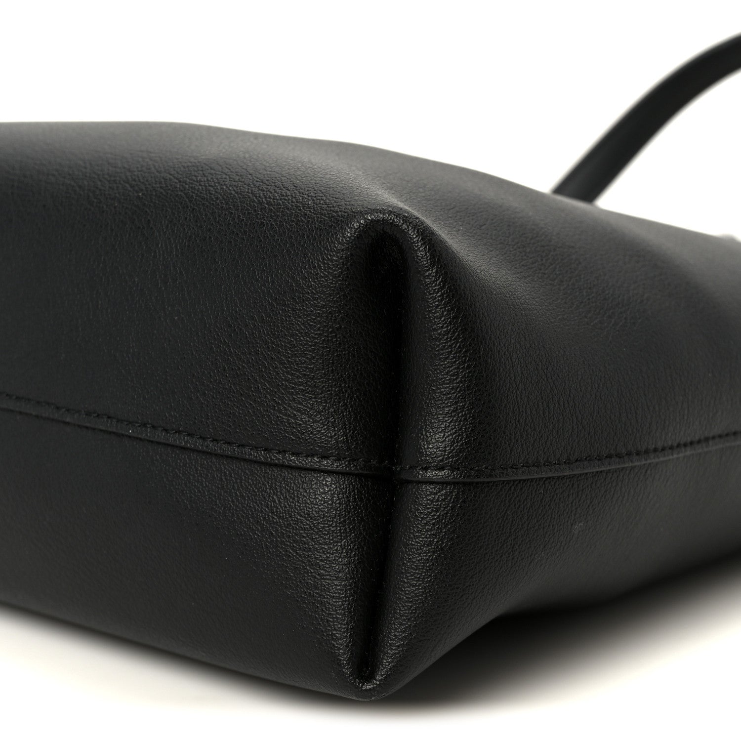 Calfskin Toy Shopping Tote Black