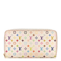 Monogram Multicolor Zippy Wallet White Litchi
