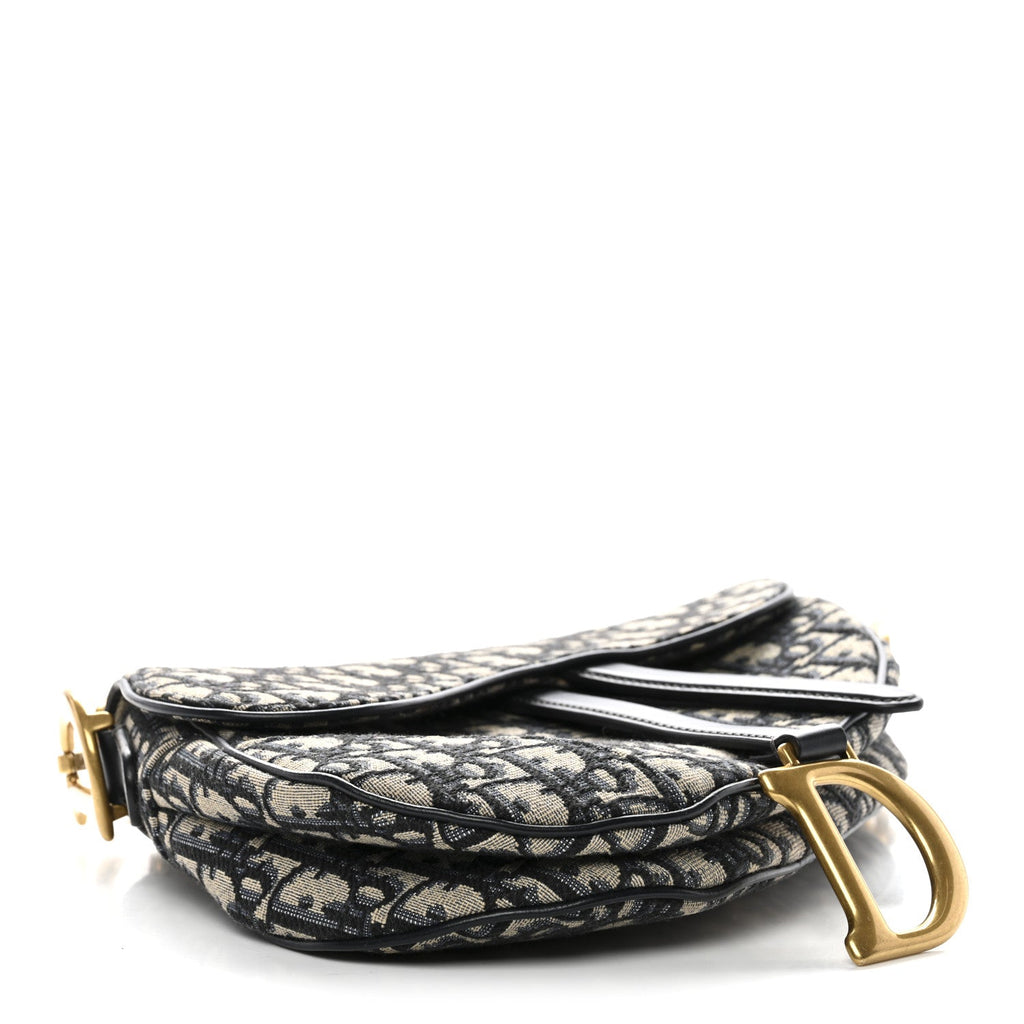 Oblique Saddle Bag Blue