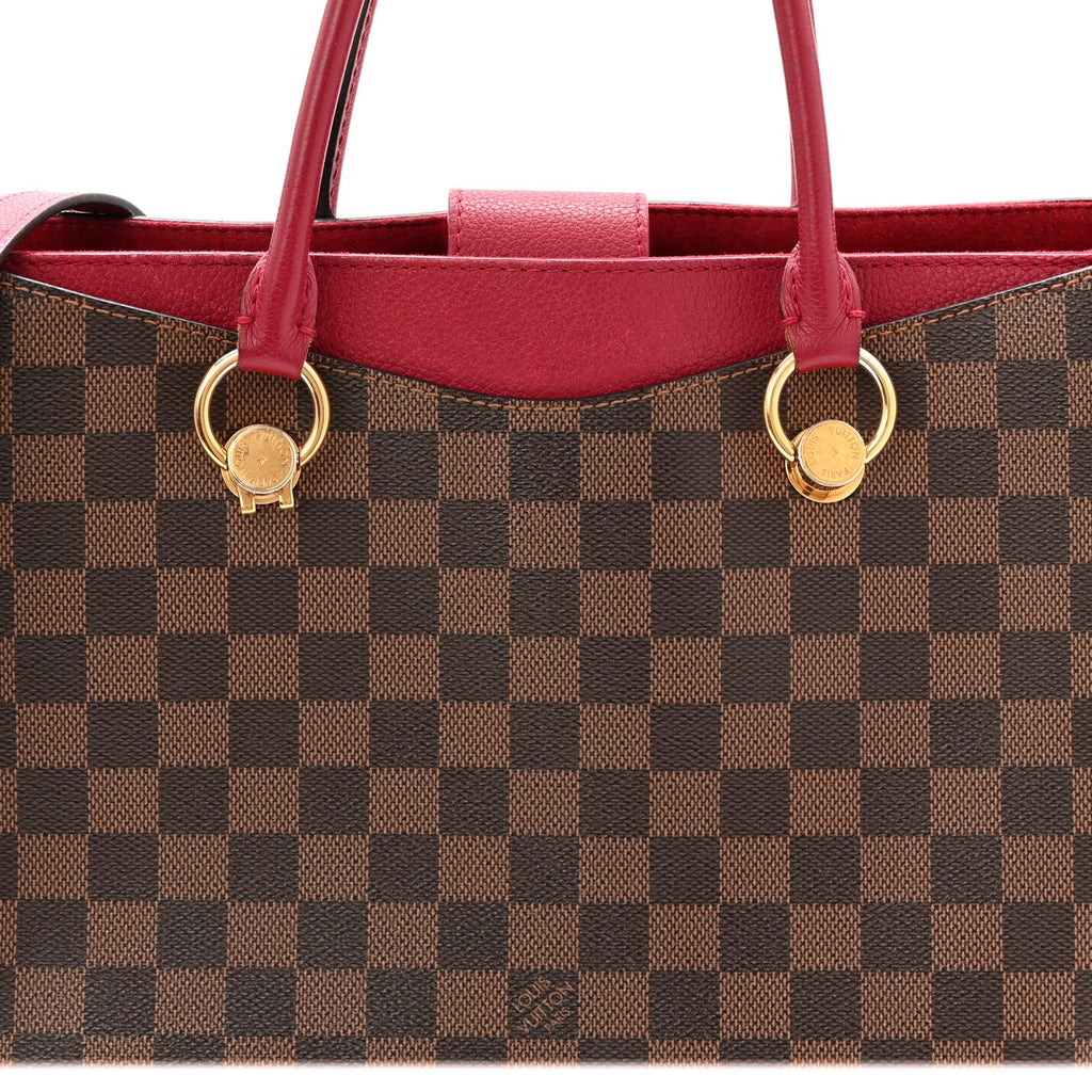 Damier Ebene LV Riverside Lie De Vin