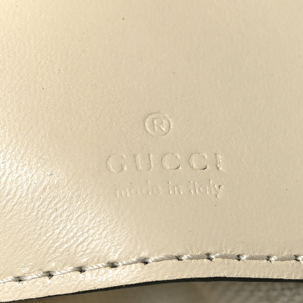 Calfskin Matelasse Double G Studs Mini Torchon GG Marmont Shoulder Bag White