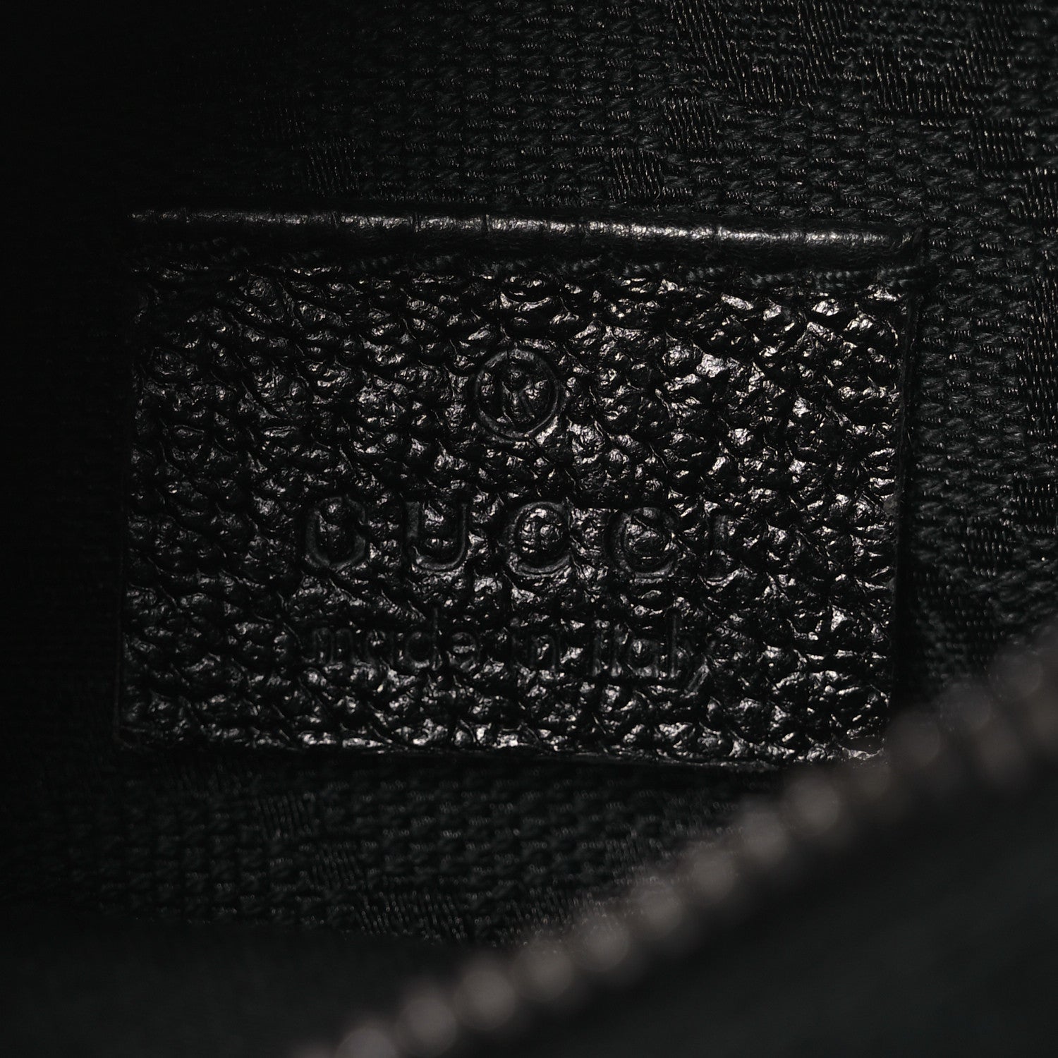 GG Monogram Double Pocket Belt Bag Black