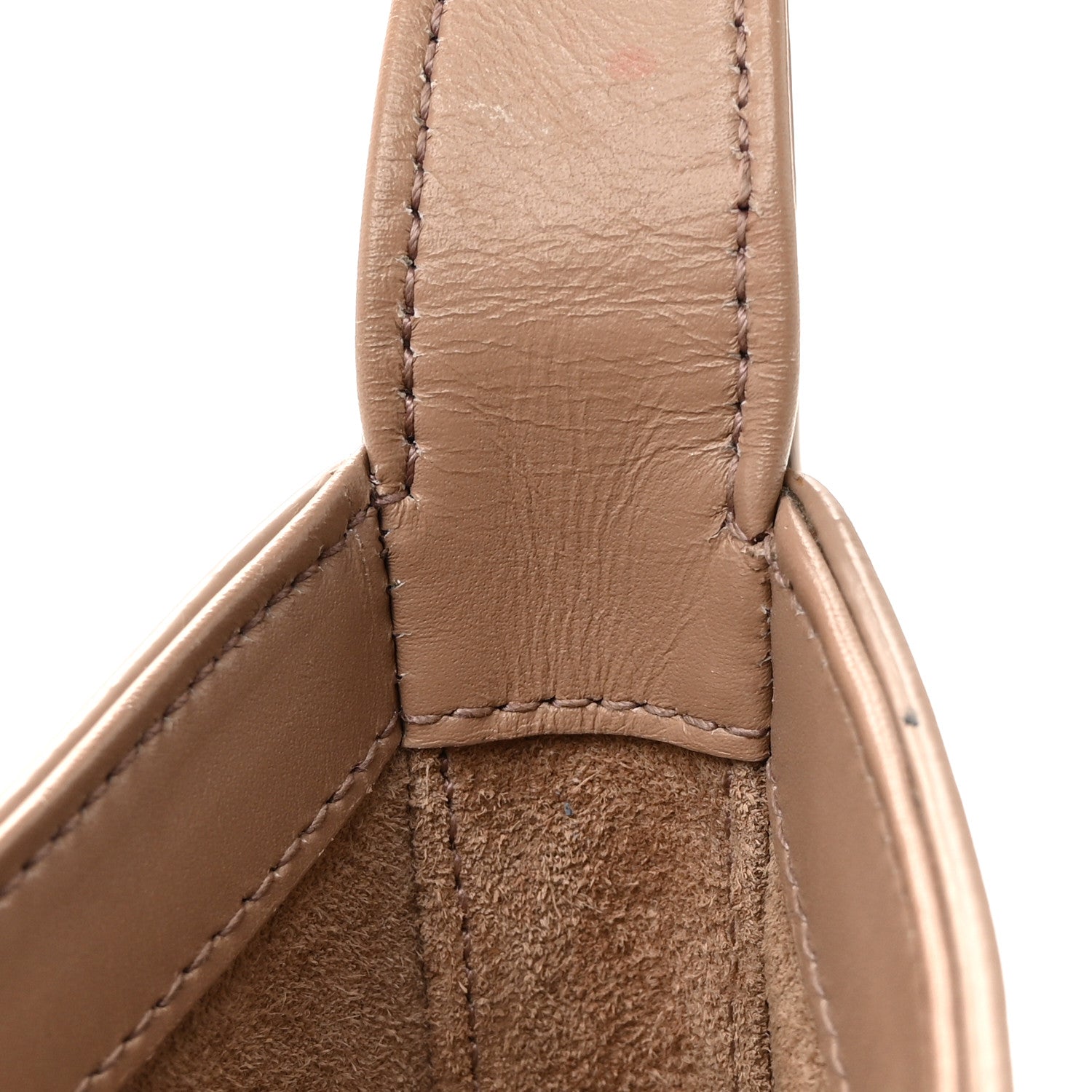 Smooth Calfskin Le 5 A 7 Mini Hobo Rosy Sand