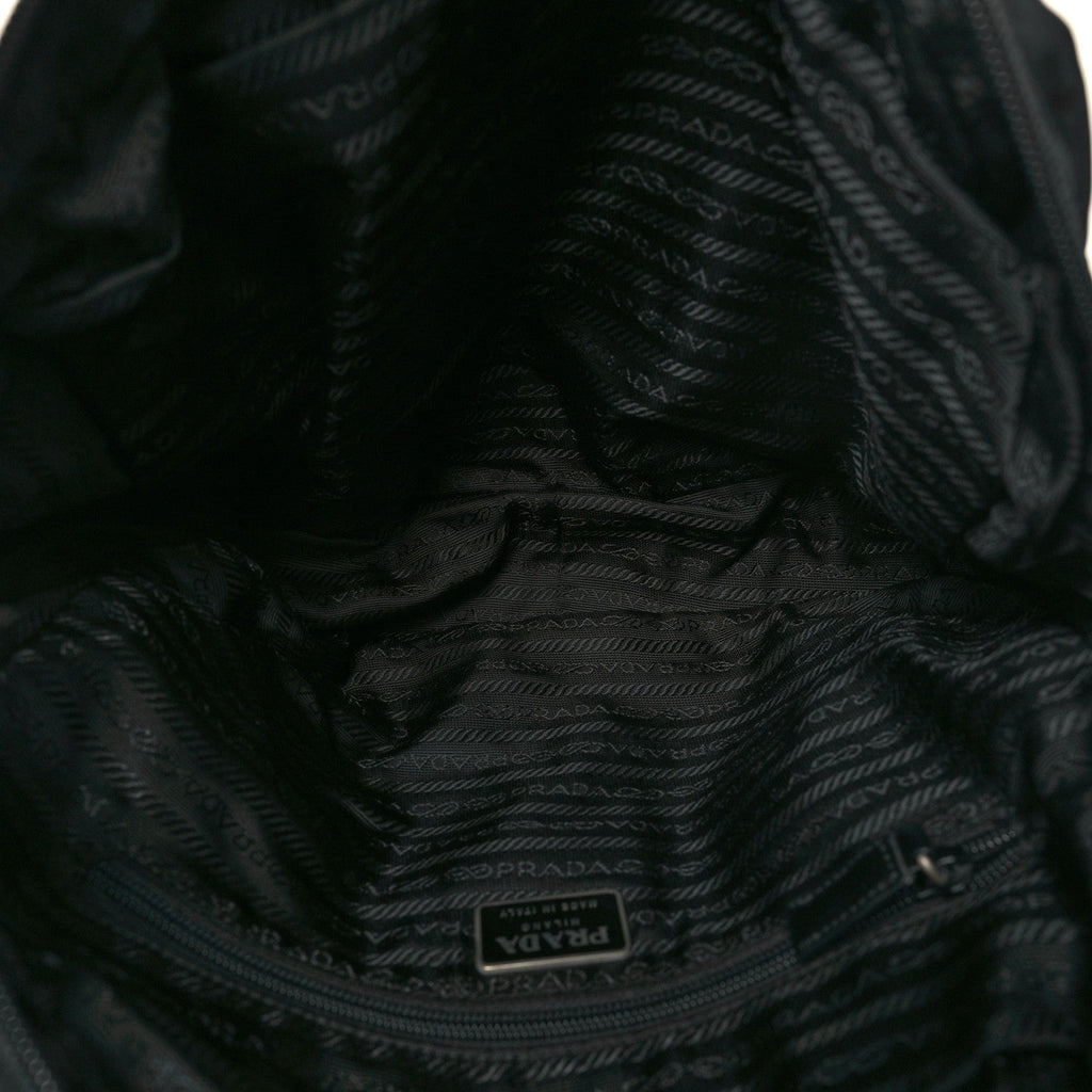 Nylon Vela Tote Black