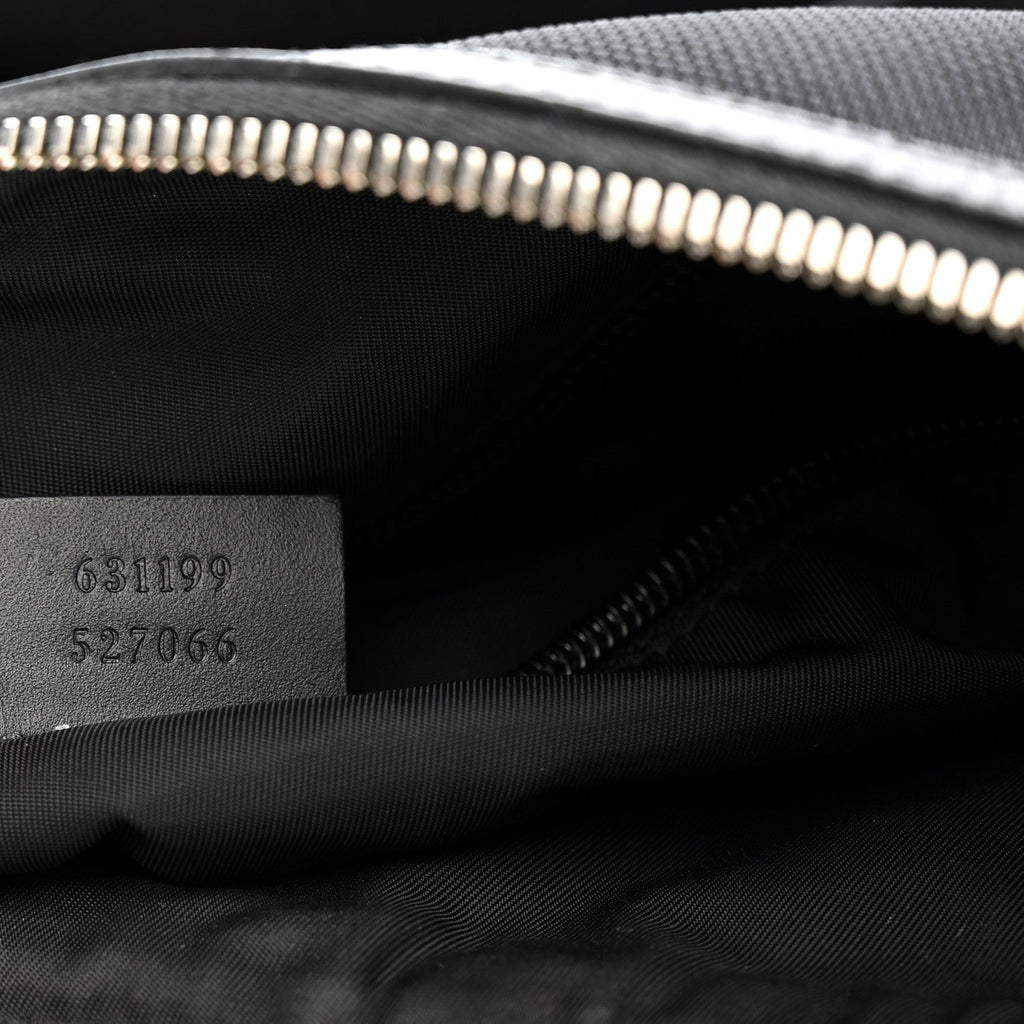 Techno Canvas Web Messenger Bag Black