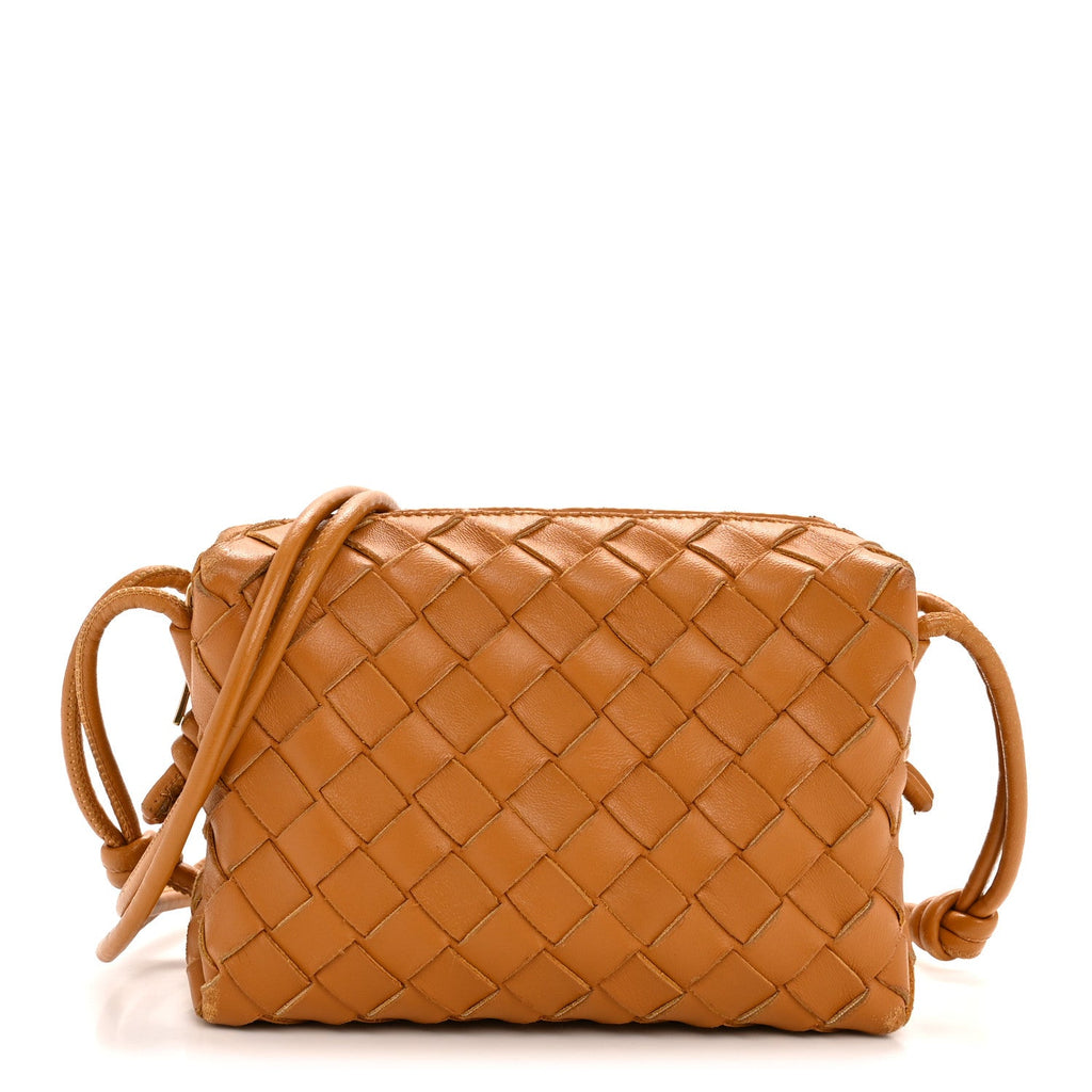 Nappa Intrecciato Mini Loop Camera Bag Cob
