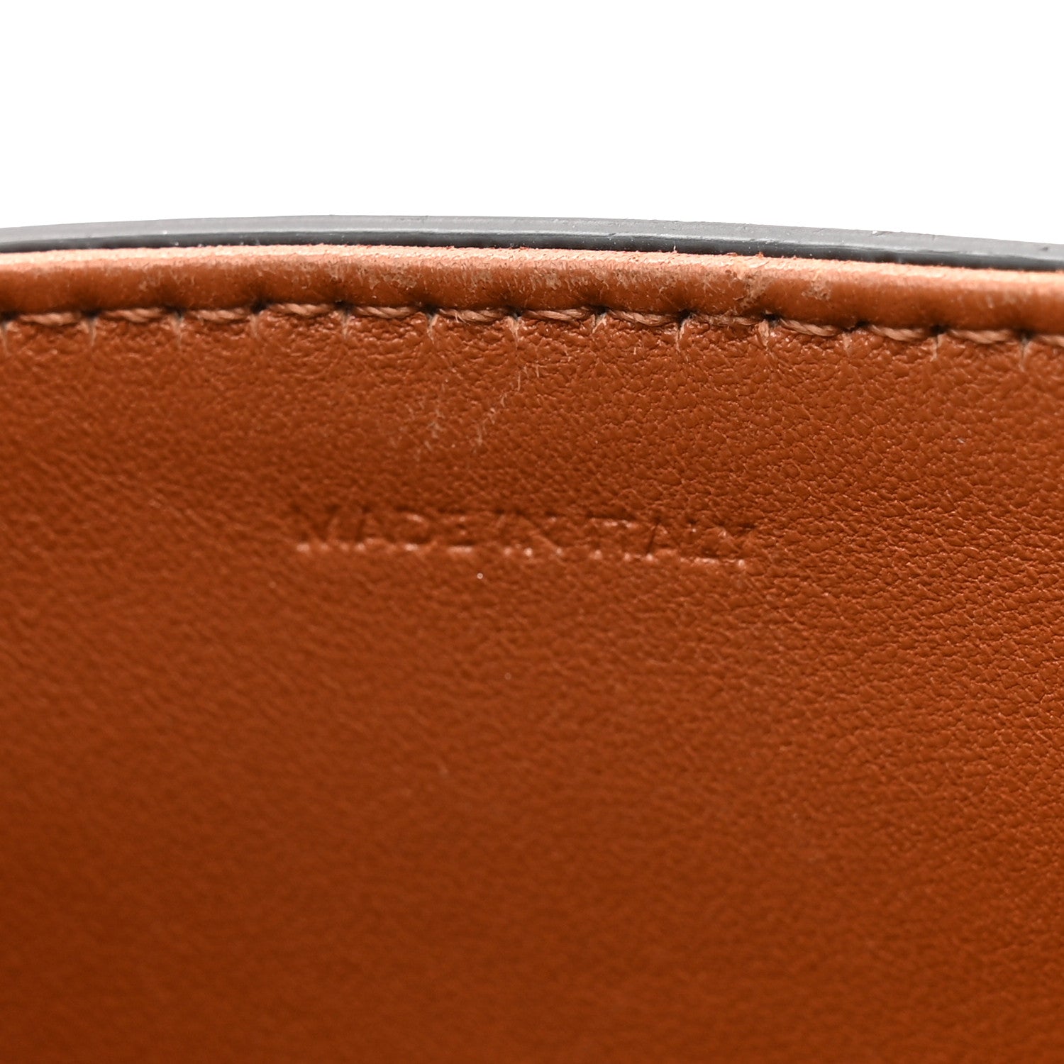 Natural Calfskin Besace Small 16 Tan