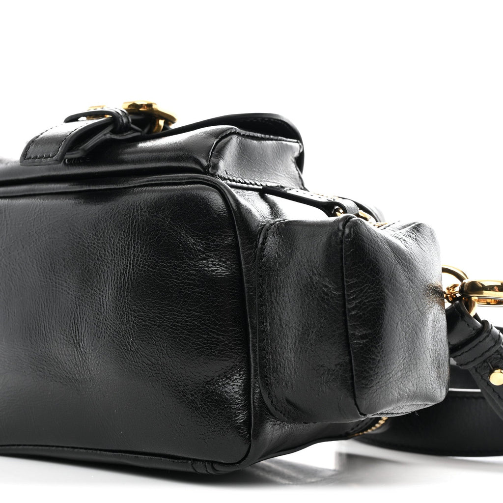 Shiny Buffalo Small Double Carry Camera Bag Black